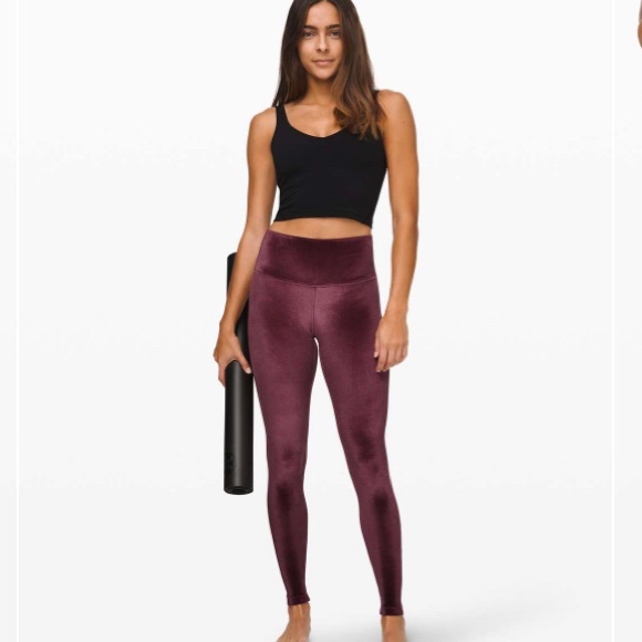lululemon athletica Pants - Lululemon Wunder Lounge High Rise 28” Velvet